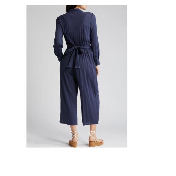NWT ~ CASLON NORDSTROM Wrap Front Cotton/ Viscose Jumpsuit 2X - Picture 7 of 9